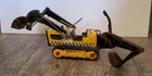 Vintage Tonka Yellow Trencher Backhoe Loader Pressed Steel Toy 22"