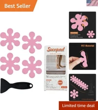 24 PCS Non-Toxic Non-Slip Shower Treads - Safety Stickers for Smooth Floors