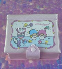 Sanrio Kiki Lala Little Twin Stars Accessory Case Dresser Mirror 16 13 5cm NEW