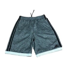 Adidas Athletic Gray and Black Shorts, Logo, Size L/G 14-16 ,