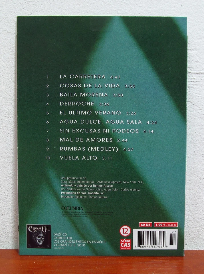 Julio Iglesias – La Carretera- CD A5 Cardboard Sleeve - Image 2 of 2