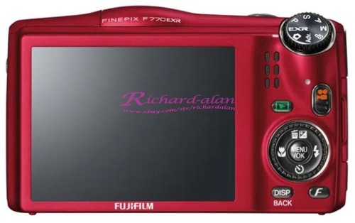 Fujifilm FinePix F770EXR 16.0MP 20x Optical Digital Camera - Red 100% Working - Picture 2 of 4