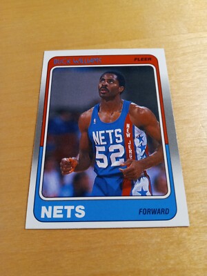 1988/89 Fleer #79 BUCK WILLIAMS New Jersey Nets Basketball Card, Forward. (NM)