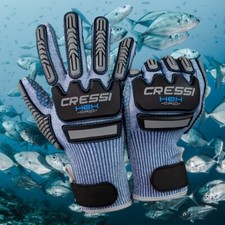 Cressi Hex Grip Gloves For Spearfishing, Diving or Lobstering