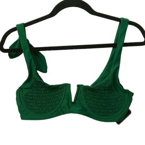 Zaful Green Bikini Top Size US 6