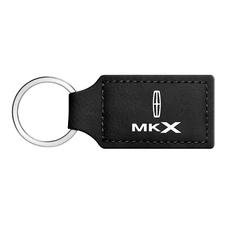 Lincoln MKX Rectangular Black Leather Key Chain