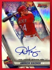 2019 Bowman's Best Andrew Knizner Refractor Best of 2019 Autographs B19-AK