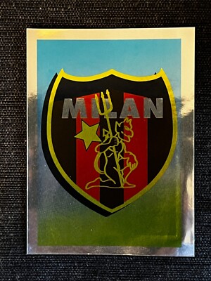 Écusson Milan AC – Scudetto Des Années 60 – En Tissu, Vintage, Original