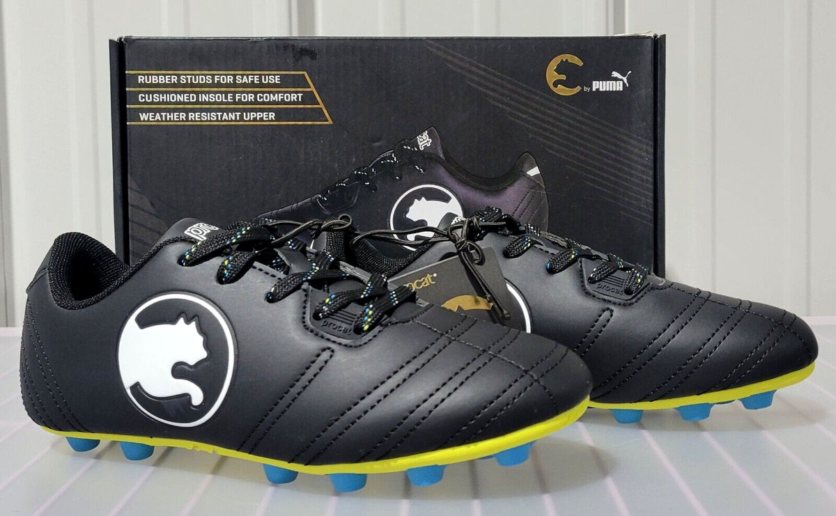PUMA Procat Black \u0026 White Speed Force Soccer Cleat Youth Kids Size 4 for  sale online | eBay