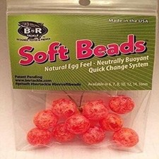 BnR Tackle Soft Beads Clown 20 Mm 8 Pack SBCL20