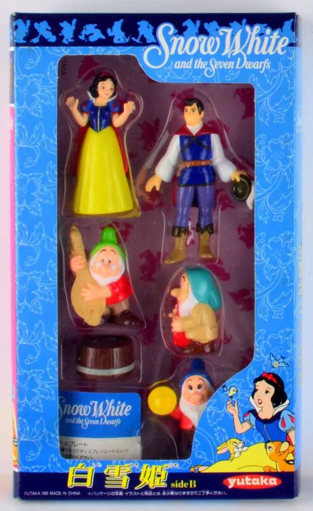 SNOW WHITE - Walt Disney boxed figure set YUTAKA No. # 4 - Japan - NIB / TOP