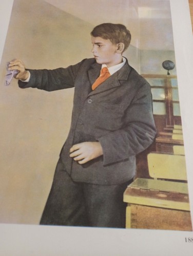 Soviet Vintage posters. Everyday life of school and pupils. 1950s USSR. 29 ## - Picture 4 of 19