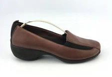 Merrell Spire Moc Dark Cherry Leather Stretch Loafers Women's Sz 9 US