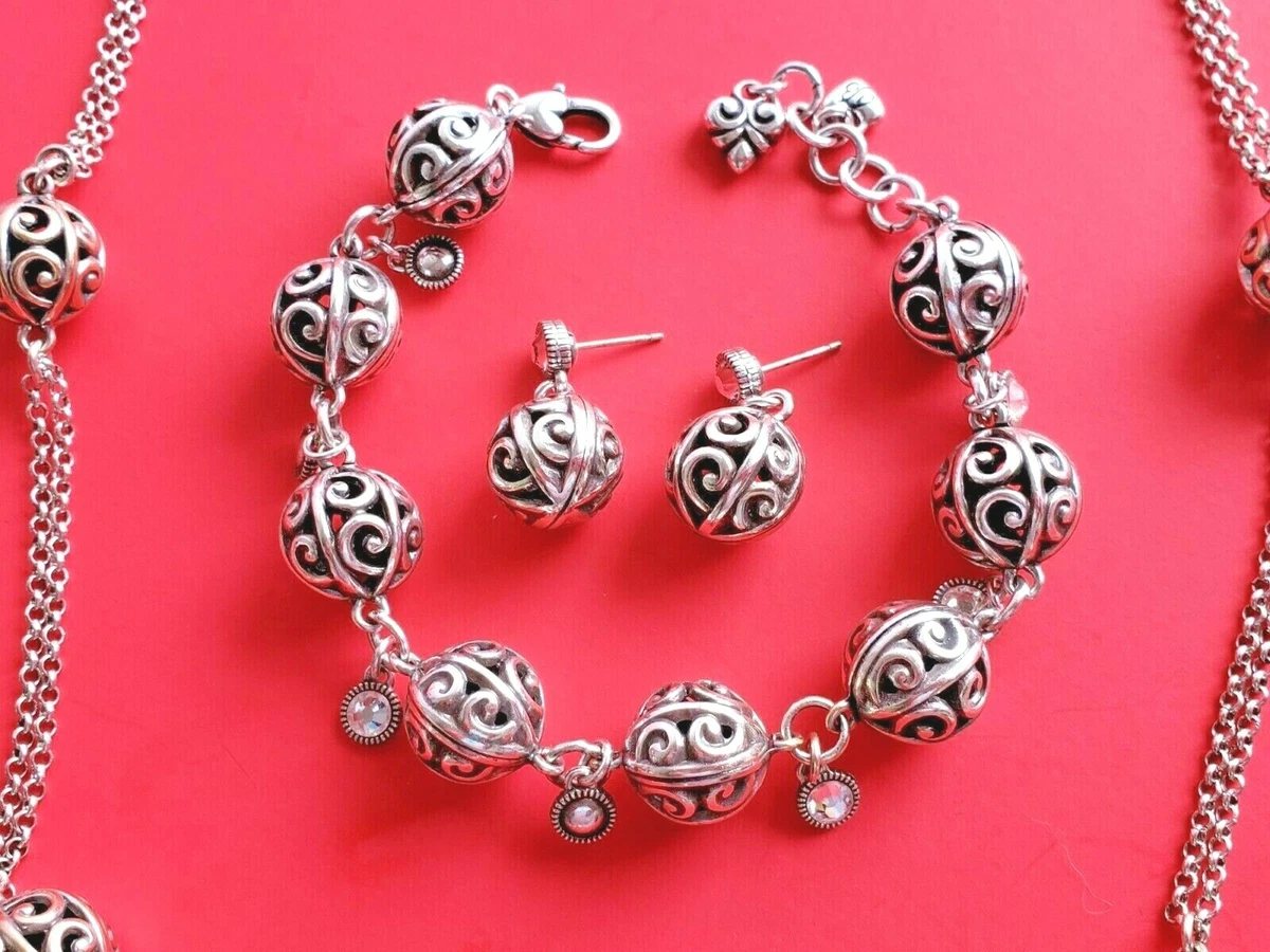 Brighton long silver necklace clearance