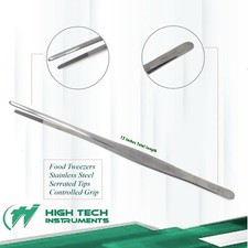 Stainless Steel Tweezer Long Food Tongs BBQ Kitchen Chef DIY Tool 12"-30cm