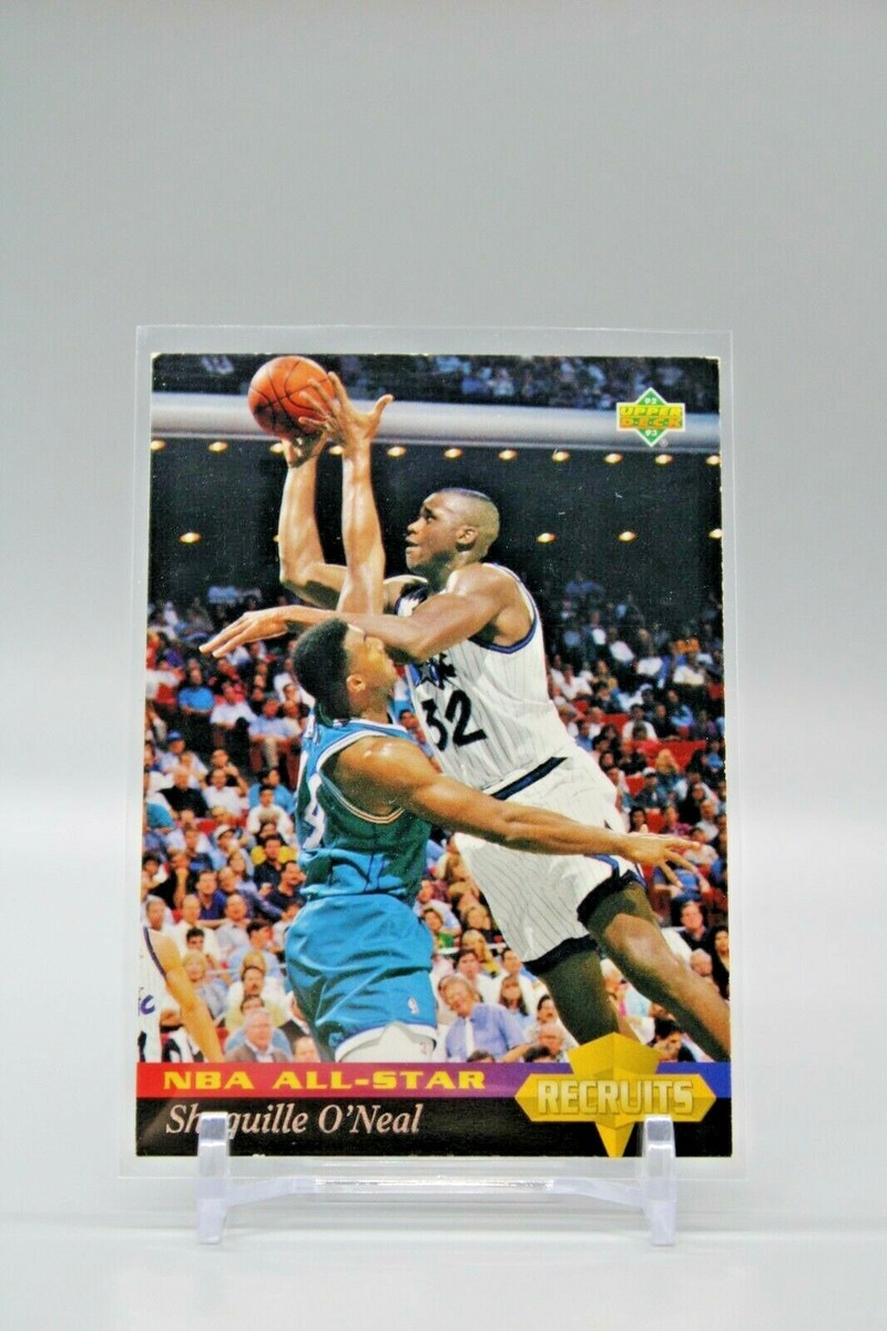 1993 Shaquille O'Neal SHAQ NBA All Star Recruits #34 Rookie