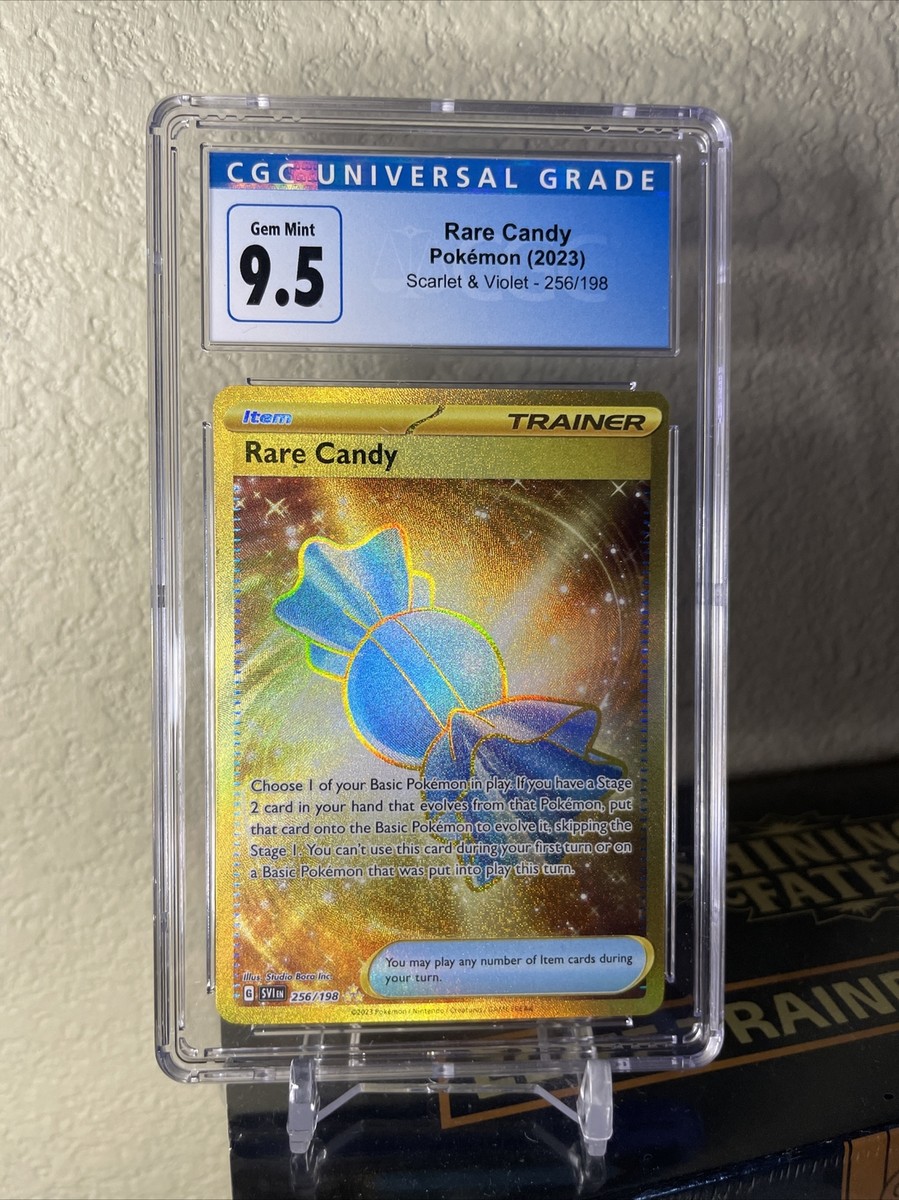 Pokémon TCG 2023 Rare Candy FA Gold Scarlet and Violet 256/198 CGC
