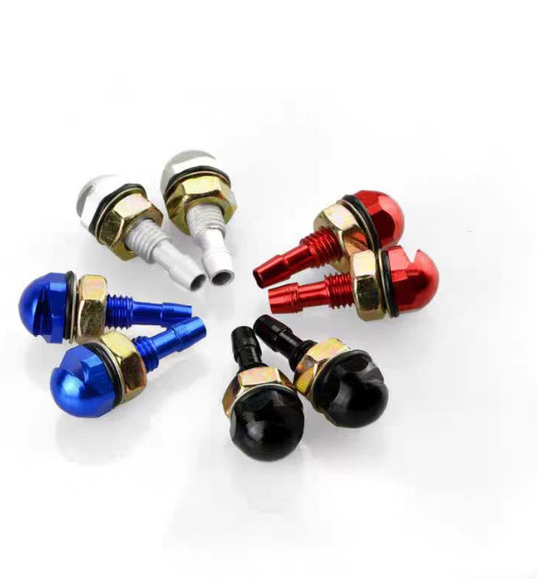 2pc Universal Aluminum Windshield Wiper Water Jet Spray Washer Nozzle Of Vehicle