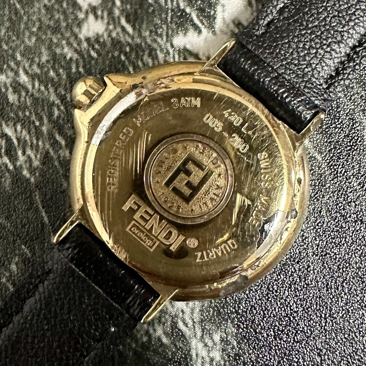 Battery Replaced 】FENDI Quartz Watch 430L SWISS MADE Women's