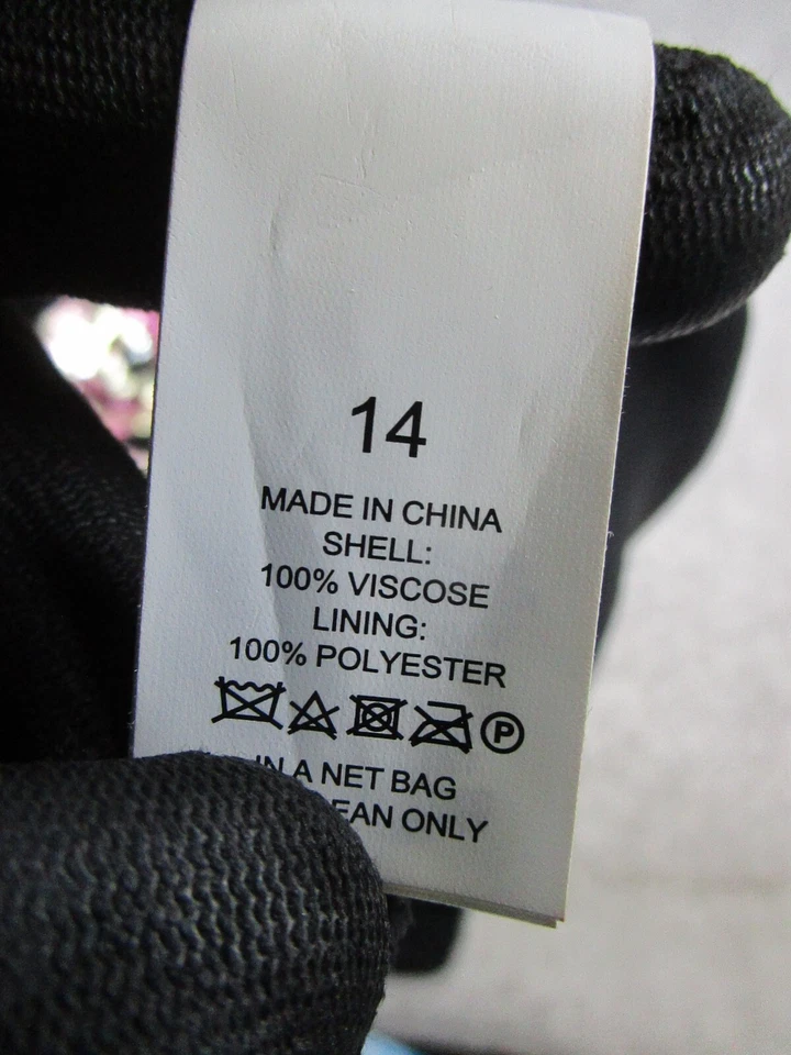 Vestido Kate Spade para mujer 14 negro floral lentejuelas * Foto 4 de 4