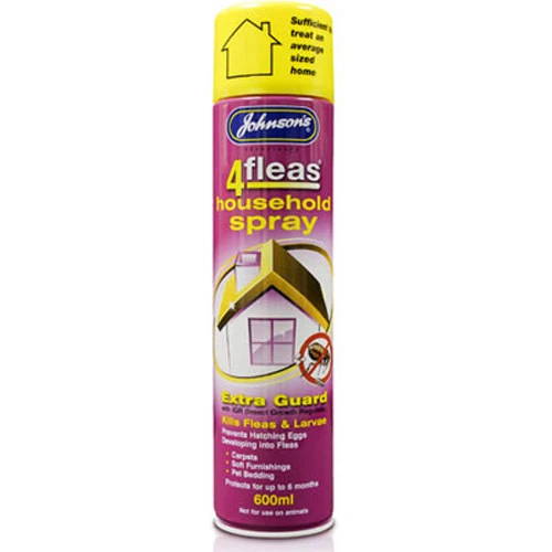 Johnsons 4Fleas Household IGR Extra Flea KIller Spray Treatment - 600ML 6 Months