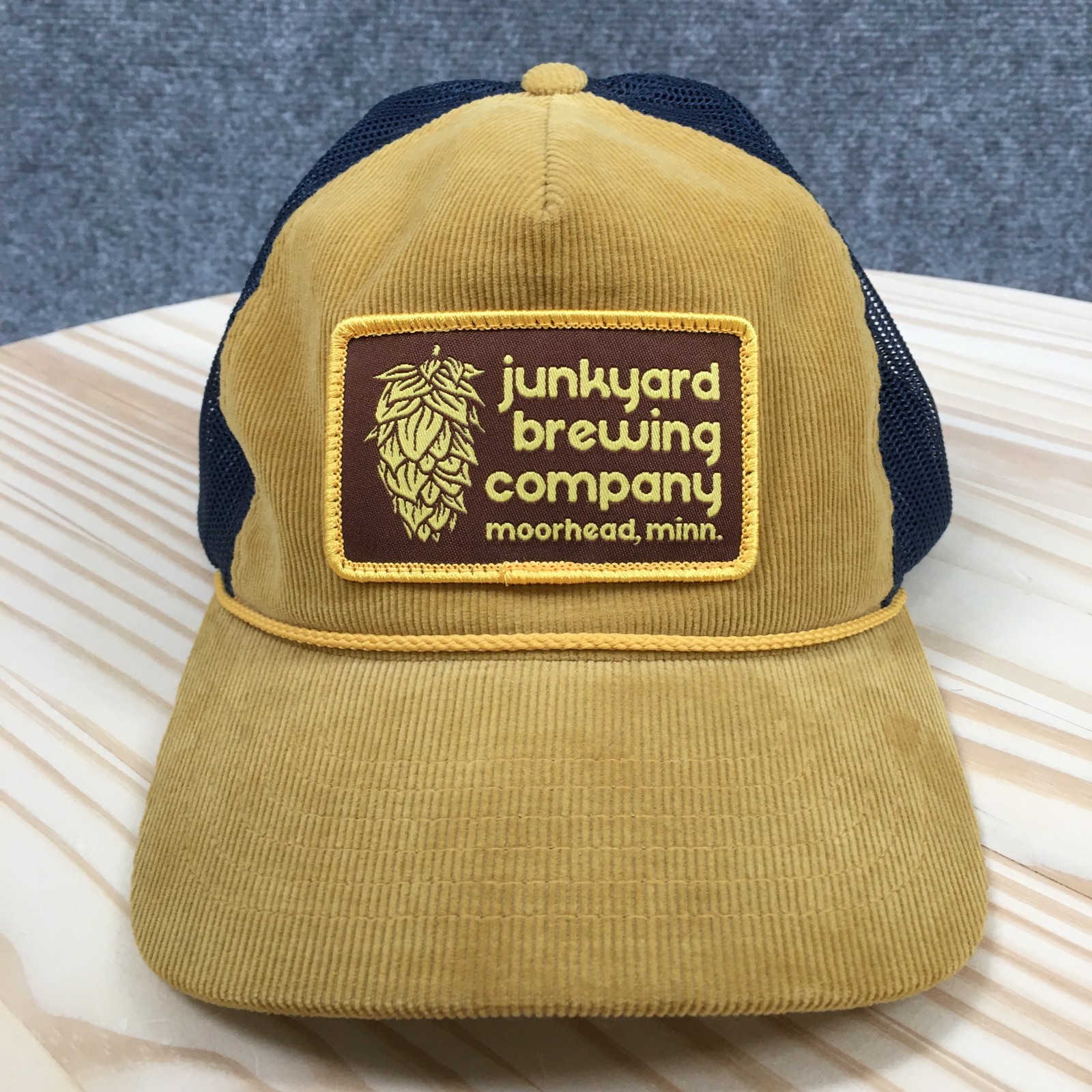 Junkyard Brewing Company Richardson Outdoor Rope Hat Unisex One Size Brown image 2