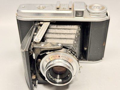 Voigtländer Perkeo I mit Vaskar 1:4.5/75  Klappkamera Prontor-S #58