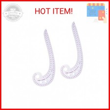 UTENEW French Curve Ruler Sewing, Comma Shaped 42cm Drawing Template Tool, Draft