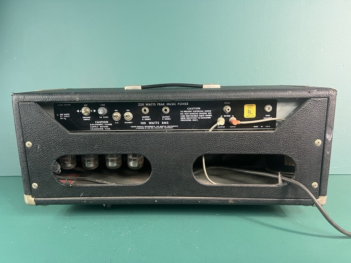 1970s Fender PA-100 PA 100 Mixer Amplifier Guitar Bass 100 Vintage