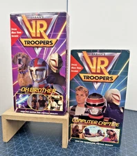 Saban's VR Troopers VHS Tape Lot - "Computer Captive" & "Oh Brother" (1994)