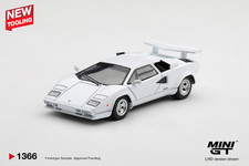 MINI GT 1/64 Lamborghini Countach LB Works White Preorder