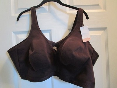CACIQUE UNLINED FULL COVERAGE WIRE-FREE BROWN BRA  SIZE 54DD  NEW