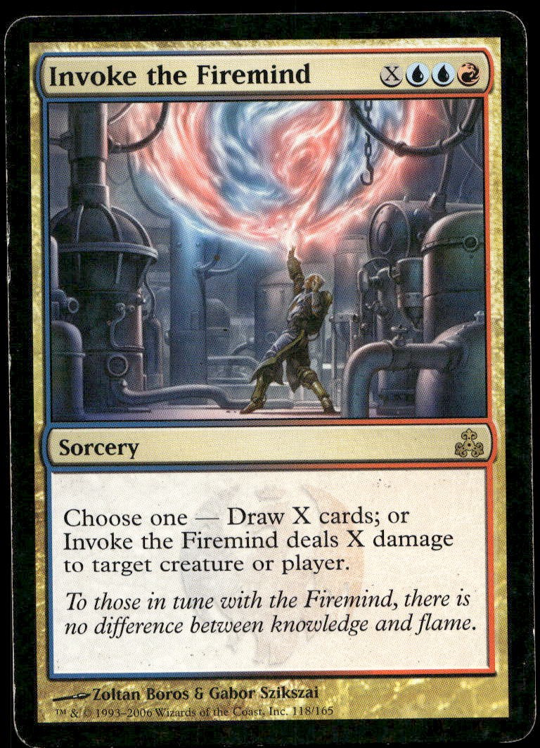 INVOKE THE FIREMIND GUILDPACT MAGIC: THE GATHERING LP