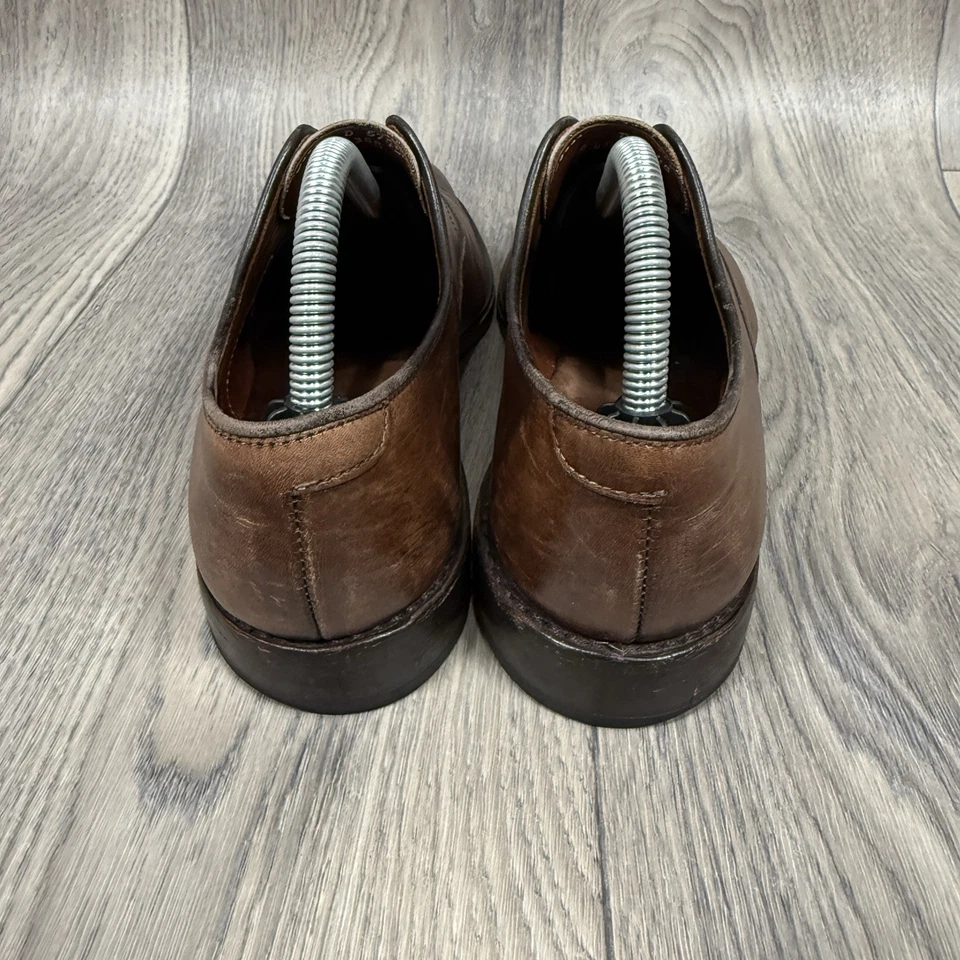 Allen Edmonds Fifth Avenue Cuero Marrón Puntera Oxfords Zapatos de Vestir para Hombres 8 D Foto 4 de 4