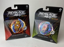 Beyblade Burst  Pro Series  Union Achilles D77-P PR-02 & Poison Cobra  Hasbro