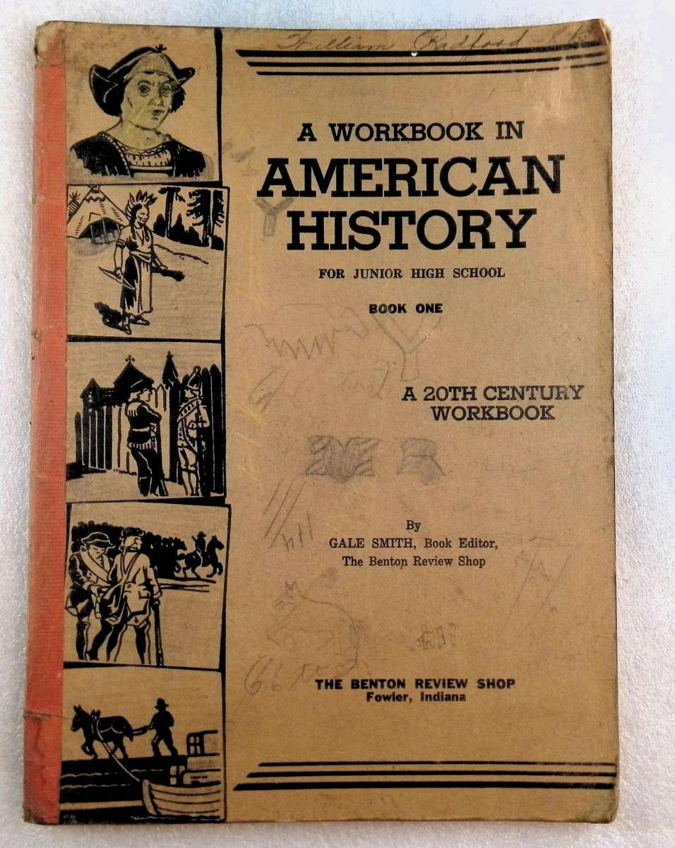 Vintage A Workbook in American History Junior High School Book One