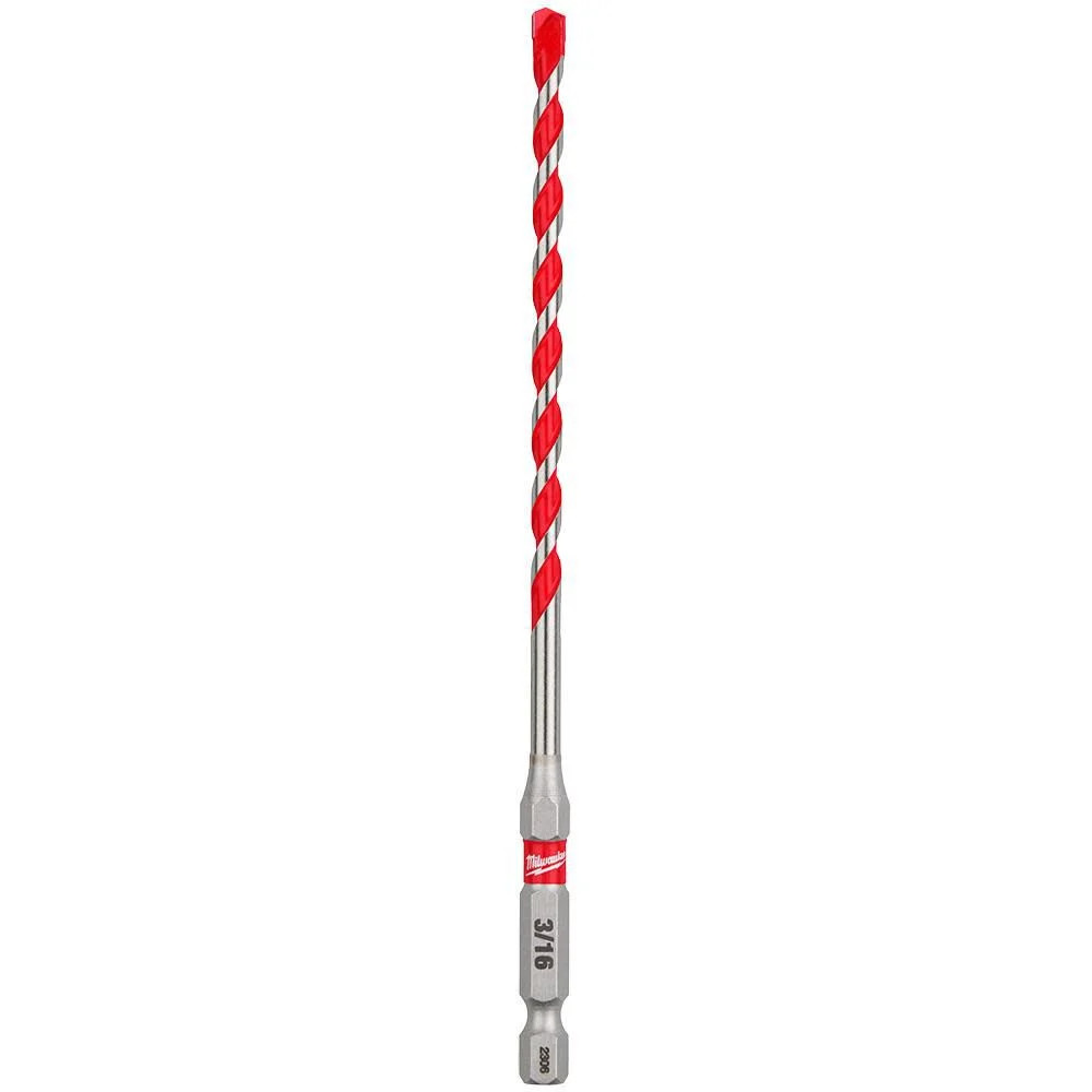 Твердосплавное ударное сверло Milwaukee Shockwave 316 дюйма x 4 дюйма x 6 дюймов 2490₽