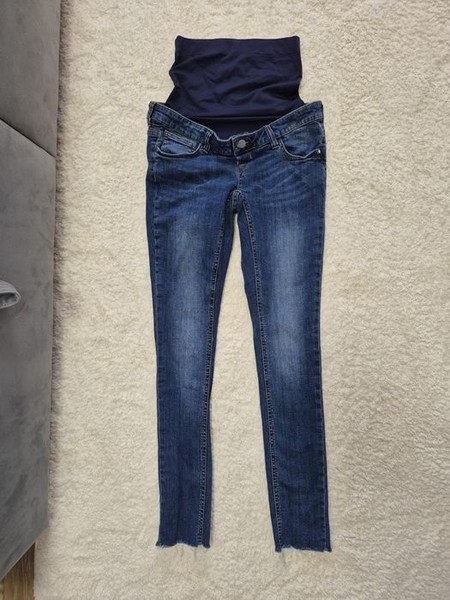 Women Maternity Jeans Blue Denim 32