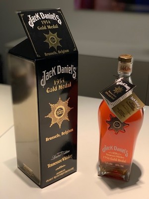 Jack Daniels 1 Liter Gold Medal 1954 Box Originalkarton 43% Limited Edition