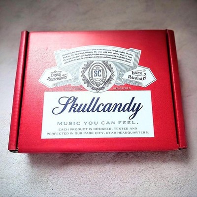 Skullcandy x Budweiser Crusher Evo Wireless Headphones and Dime