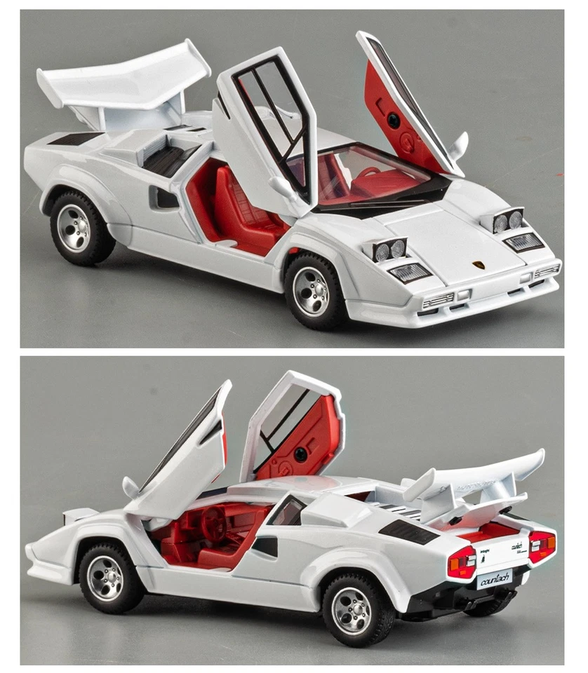 1:32 Diecast Vehicle for Lamborghini Countach LP500S Model Car Toy Kids Gifts - Image 2 of 4
