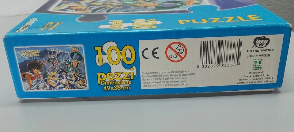 Puzzle I Cavalieri Dello Zodiaco 100 Pz. Completo Vintage Giochi Preziosi 49x36 - Immagine 4 di 4