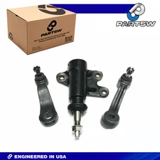 PartsW Chevy Tahoe 1993-2000 3Pc Pitman Idler Arm & Bracket Kit