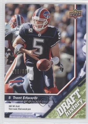 2009 Upper Deck Draft Edition History Green 135/350 Trent Edwards #175 0c4 - Image 1 of 3