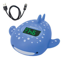 Dreambaby Whale Shark USB Rechargeable Baby Bath Thermometer - Instant Read, Dig