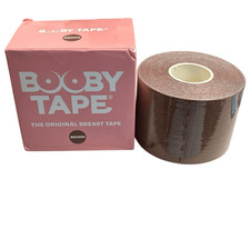 BOOBY TAPE The Original Breast Tape Brown Open Box Sealed Tape