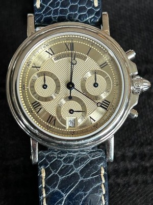 Breguet Marine Chrono Platinum  3460PT Breguet factory service 11/24/25 mint