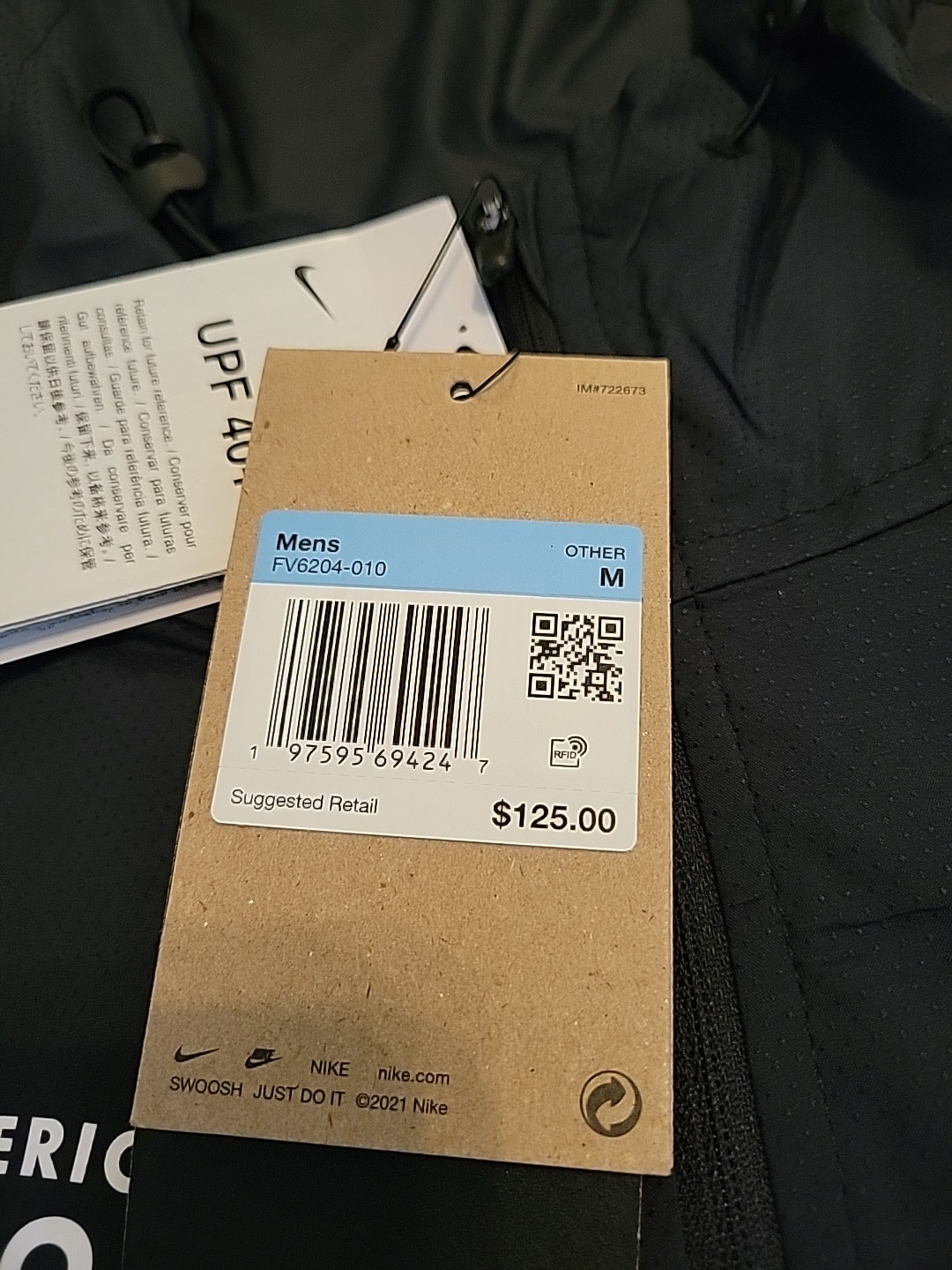 SACAI X NIKE Nike Chicago Marathon 2024 Windrunner Giacca da Corsa Uomo M $125 FV6204 Repel