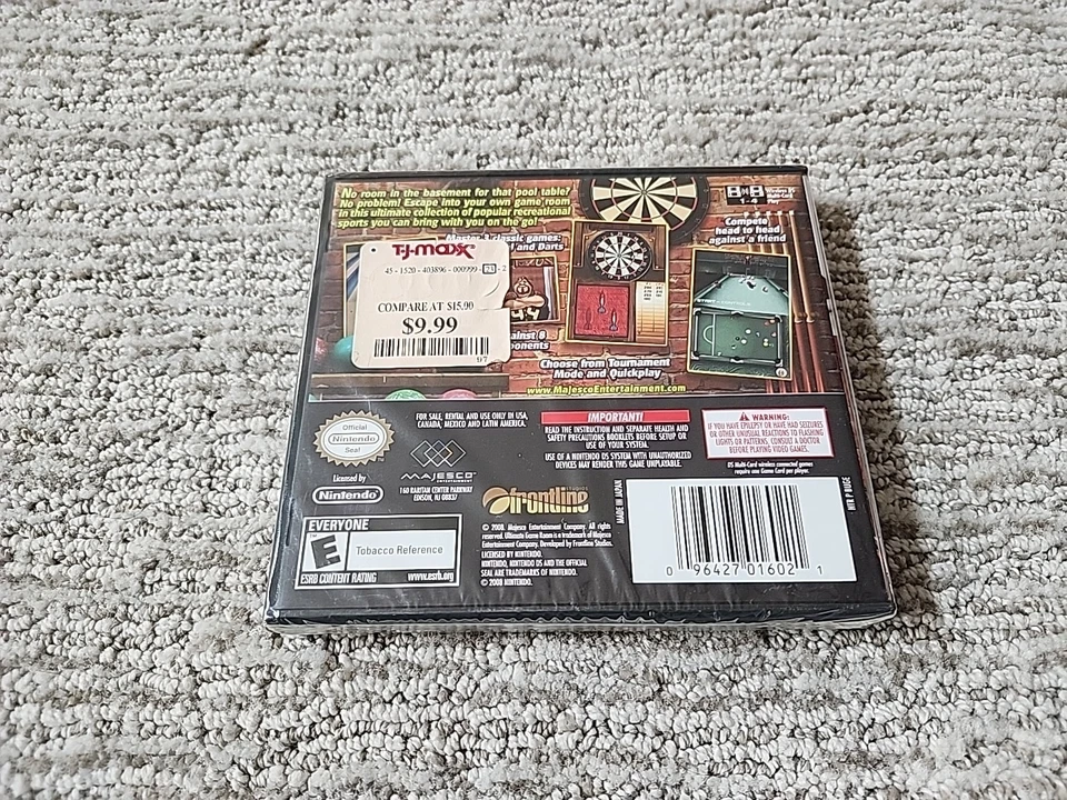 Ultimate Game Room (Nintendo DS, 2009) Brand New Factory Sealed - Image 2 of 4