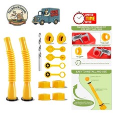 Effortless Installation Replacement Spout Kit for Most Gas Cans - No-Leak Design